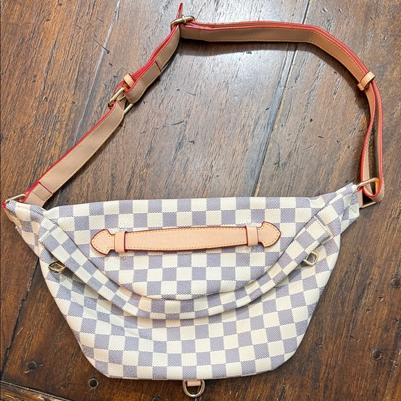 Handbags - Stylish Checkered Shoulder Bag